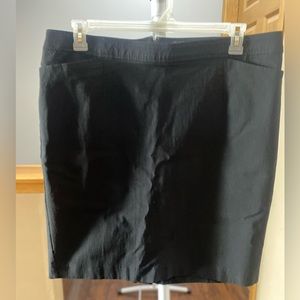 Black Lane Bryant Midi Skirt